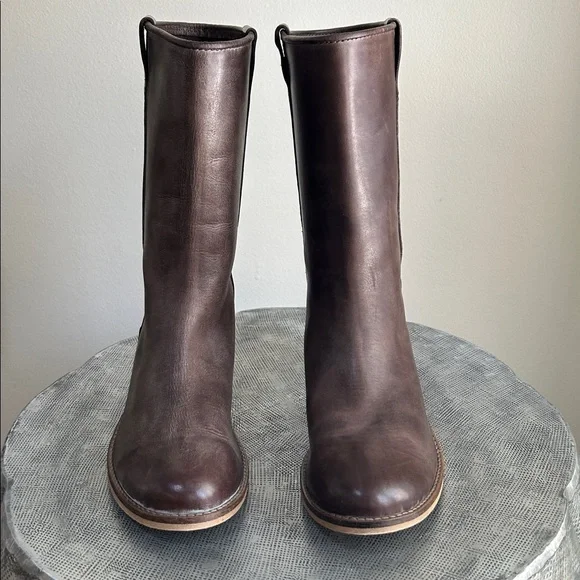 Ivylee Copenhagen ~Handmade Dark Brown Simone Mid-Calf Boots in size 7.5- 8 - Picture 6 of 16